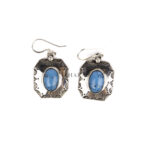 Turquoise Earring, Tuareg Earring, African Earring, Moroccan Earring, Dangle Earring, Handmade Artisan Earring, 925 Silver
