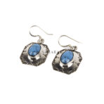 Turquoise Earring, Tuareg Earring, Earring Tuareg, African Earring, Moroccan Earring, Dangle Earring, Handmade Artisan Earring, 925 Silver
