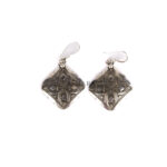 Tuareg Earring Silver, Tribal Moroccan Jewelry Ethnic, African Cross Handmade Niger