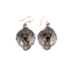 Tiger's Eye Earring, Earring Tuareg, African Earring, Dangle Earring, Handmade Artisan Earring, 925 Silver