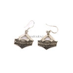 Tuareg Earring Silver, Tribal Moroccan Jewelry Ethnic, African Cross Handmade Niger, Vintage Gypsy, Boho Bohemian, Berber Earring