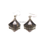 Tuareg Earring Silver, Tribal Moroccan Jewelry Ethnic, African Cross Handmade Niger, Vintage Gypsy