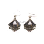 Tuareg Earring Silver, Tribal Moroccan Jewelry Ethnic, African Cross Handmade Niger, Vintage Gypsy