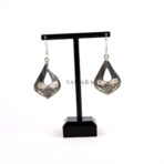 Tuareg Earring Silver, Tribal Moroccan Jewelry Ethnic, African Cross Handmade Niger, Vintage Gypsy, Boho Bohemian, Berber Earring
