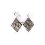 Ebony Earring, Tuareg Earring, African Earring, Moroccan Earring, Vintage Earring, Handmade Artisan Earring, 925 Silver