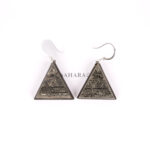 Tuareg Earring, Earring Tuareg, African Earring, Moroccan Earring, Ebony Earring, Vintage Earring, Handmade Artisan Earring, 925 Silver