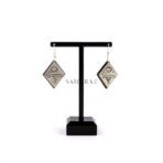 Tuareg Earring, Earring Tuareg, African Earring, Moroccan Earring, Ebony Earring, Vintage Earring, Handmade Artisan Earring, 925 Silver