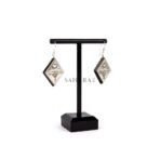Tuareg Earring, Earring Tuareg, African Earring, Moroccan Earring, Ebony Earring, Vintage Earring, Handmade Artisan Earring, 925 Silver