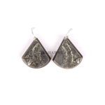 Tuareg Earring, Earring Tuareg, African Earring, Moroccan Earring, Ebony Earring, Vintage Earring, Handmade Artisan Earring, 925 Silver